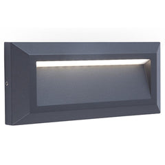 Lutec Helena Wall Light 11W with Integrated Led 4000K - Dark Grey