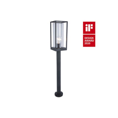 Lutec Flair Garden Floor Light 75 cm with E27 Bulb Holder - Black