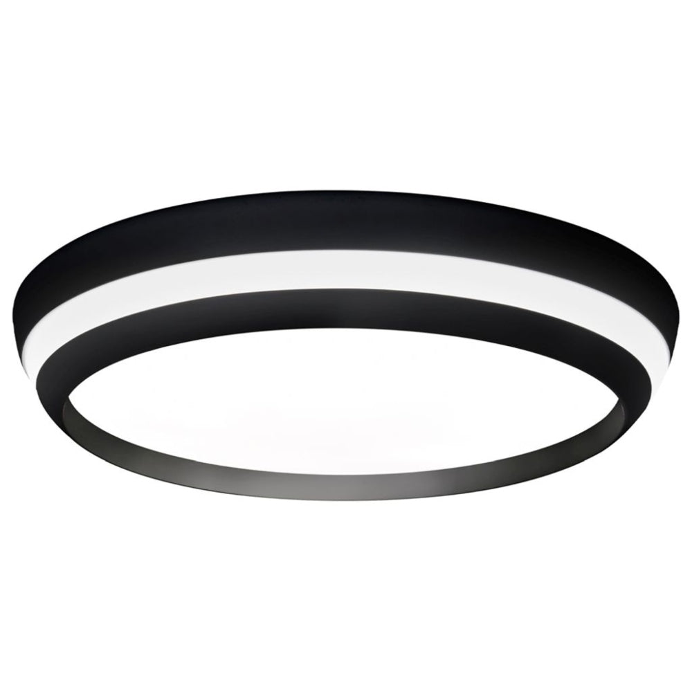 Lutec Cepa Smart Ceiling Light 33W with Integrated Light 2700K to 6500K and RGB - Black 35cm