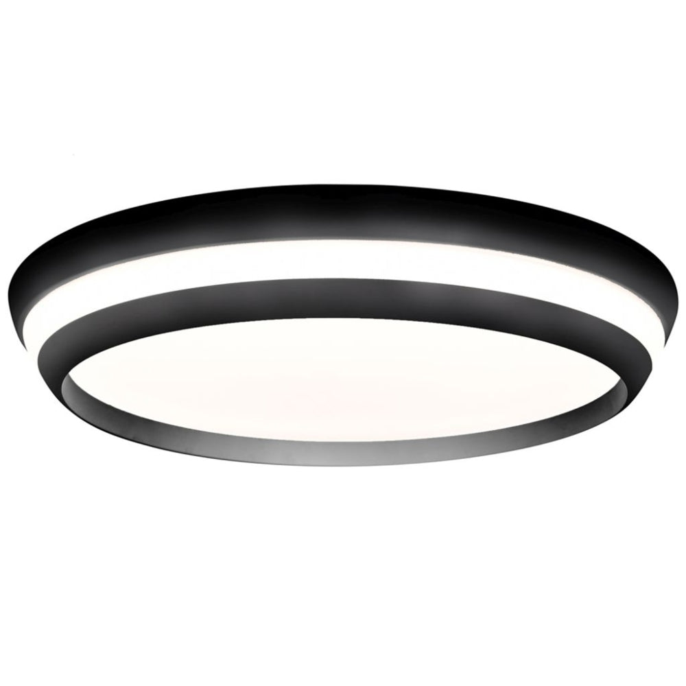 Lutec Cepa Smart Ceiling Light 40W with Integrated Light 2700K to 6500K and RGB - Black 45cm