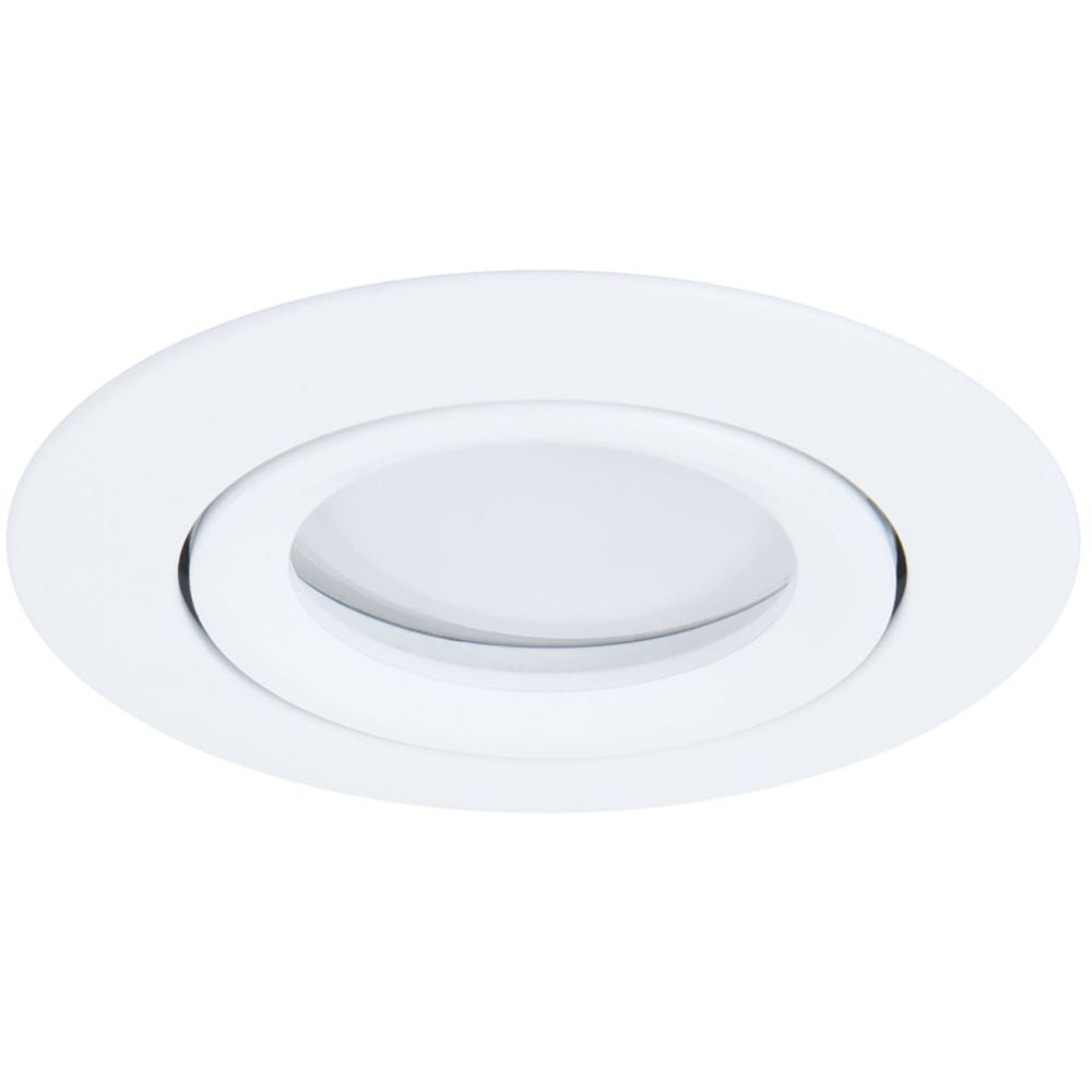 Lutec Scop Recessed Spotlight with Smart GU10 Bulb - White