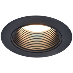 Lutec Altum Recessed Ceiling Light with 1 Smart GU10 Led Bulb - Matt Black