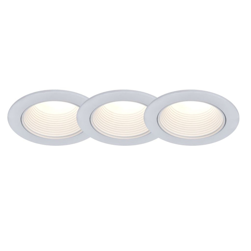 Lutec Altum Light Fittings with 3 GU10 Smart Bulbs White