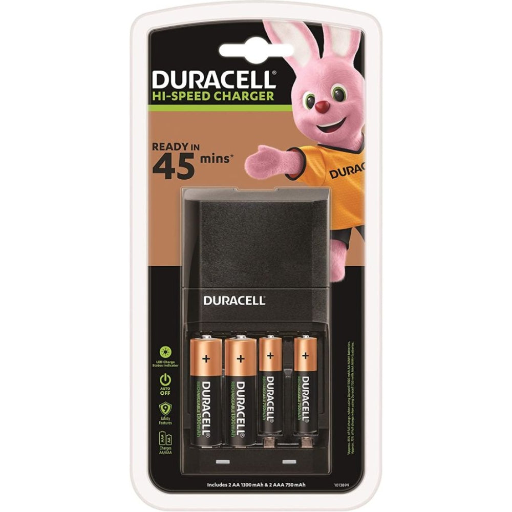 Duracell Charger Cef27 - Charge In 45Min 2AA 2AAA