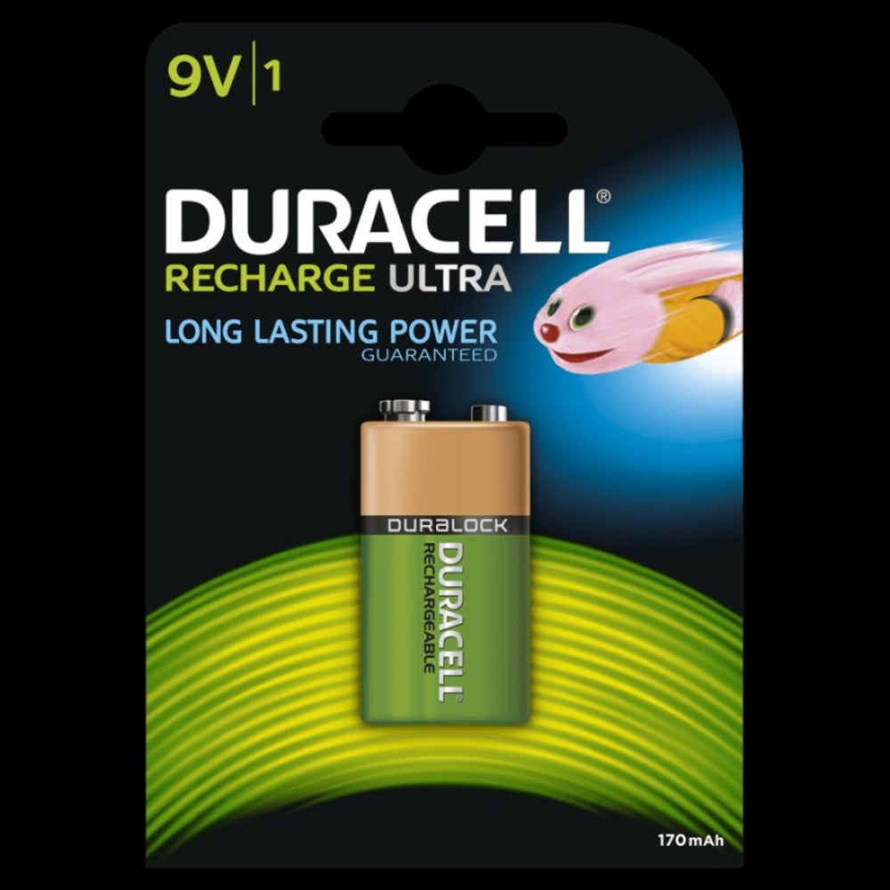 Duracell Rechargeable Ultra 9V Battery (170mAh)