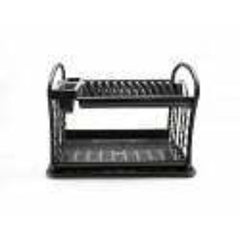 Hoffmanns Dish Drainer 2 Tiers - Black