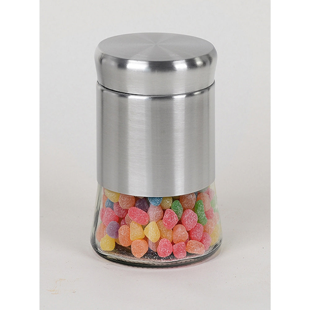 Schafer Storage Glass Jar 0.80L - Silver