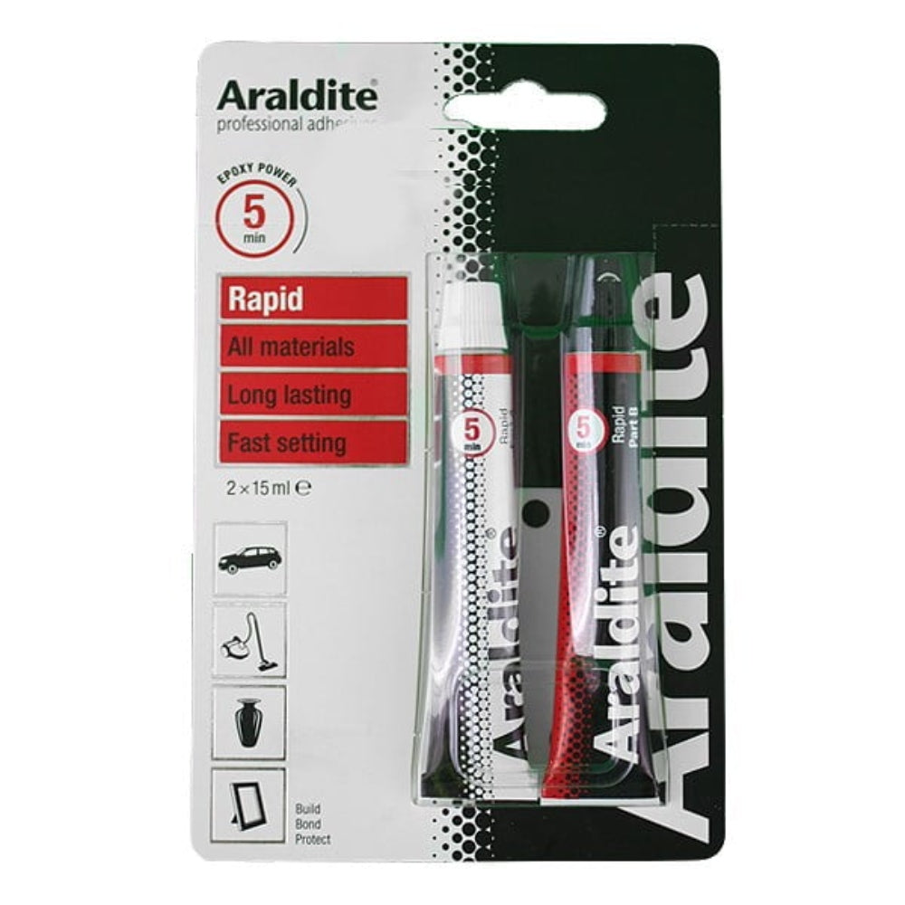 Araldite Rapid Epoxy - Resin Adhesive 2x 15ml