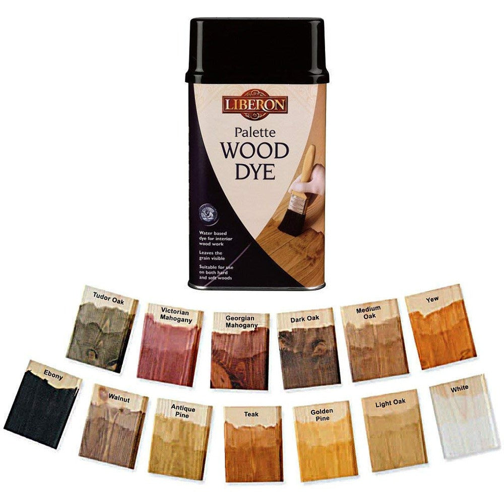 Liberon Palette Wood Dye 250ml Medium Oak Water - Based