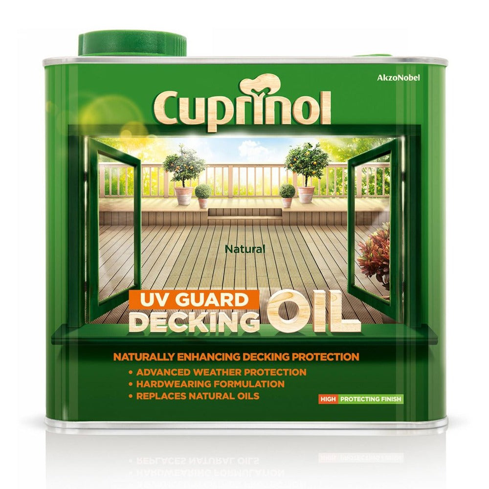 Cuprinol UV Guard Decking Oil Natural 2.5L