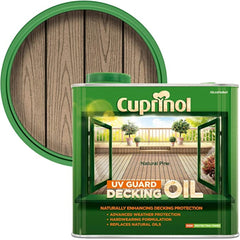 Cuprinol UV Guard Decking Oil Natural Pine 2.5L