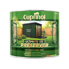 Cuprinol Ultimate Garden Wood Preserver 1L Spruce Green