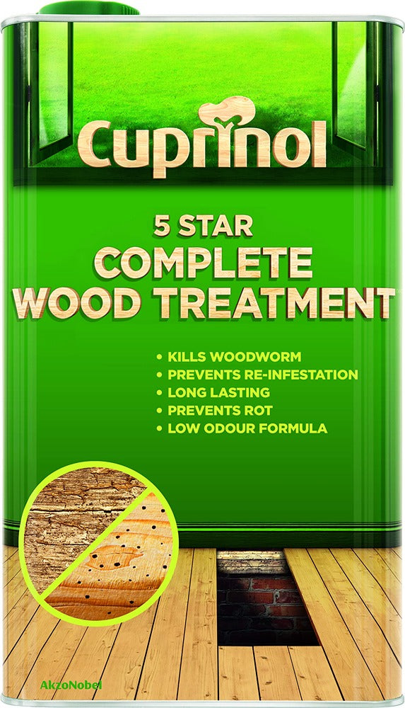 Cuprinol Wood Preserver 5 Star Treatment 5L