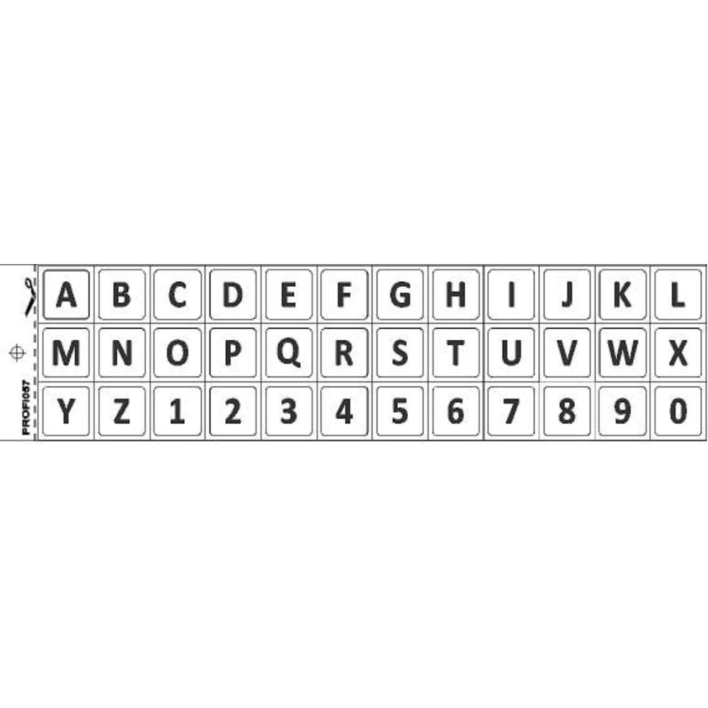 STICKER - ALPHABETH/ NUMBERS