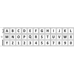 STICKER - ALPHABETH/ NUMBERS
