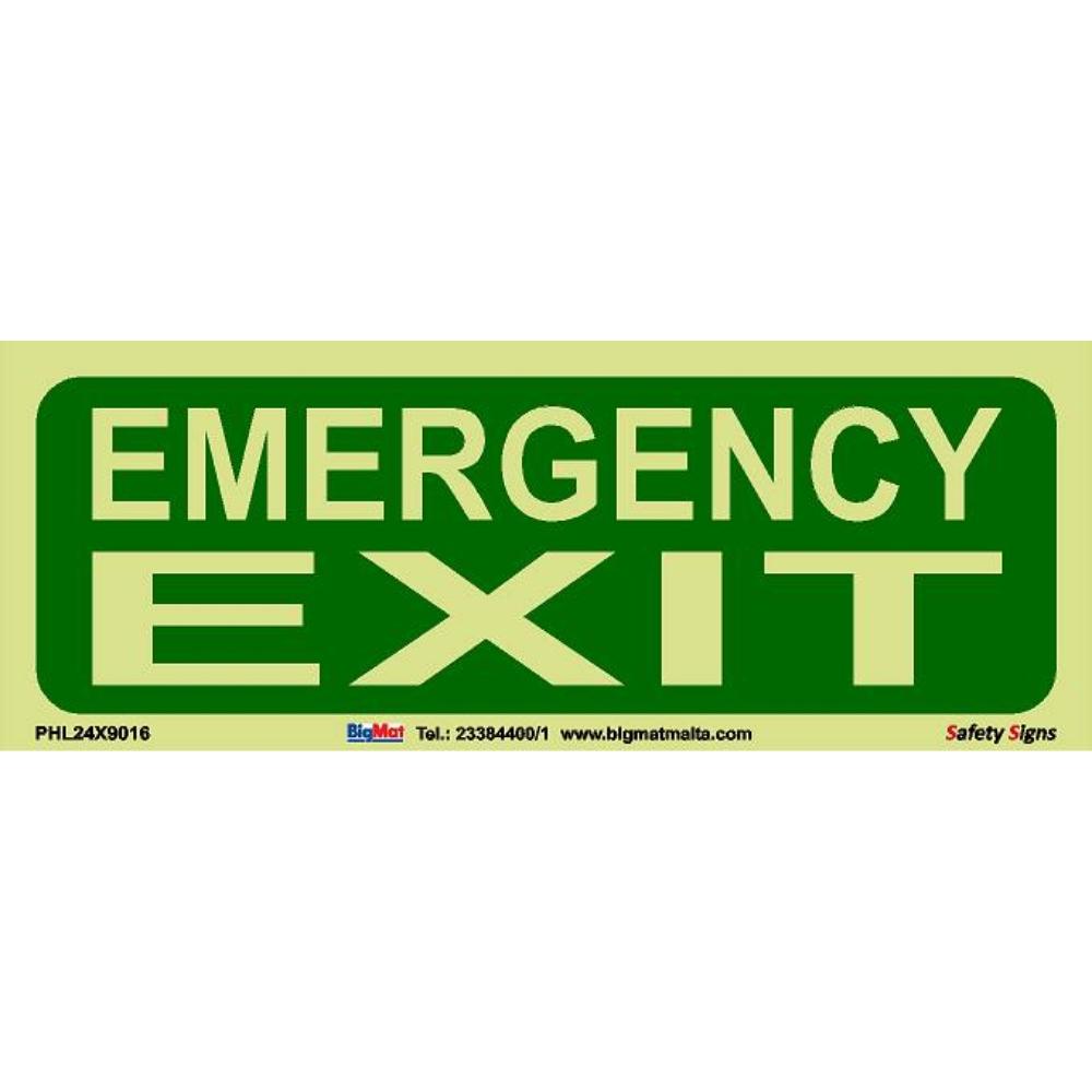 PHOTO-LUMINESCENT DIRECTIONAL STICKERS