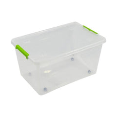 TRANSP.BOX WITH COVER,WHEELS,HOOKS
