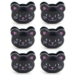 Kikkerland Bag Clips Set of 6 - Cats