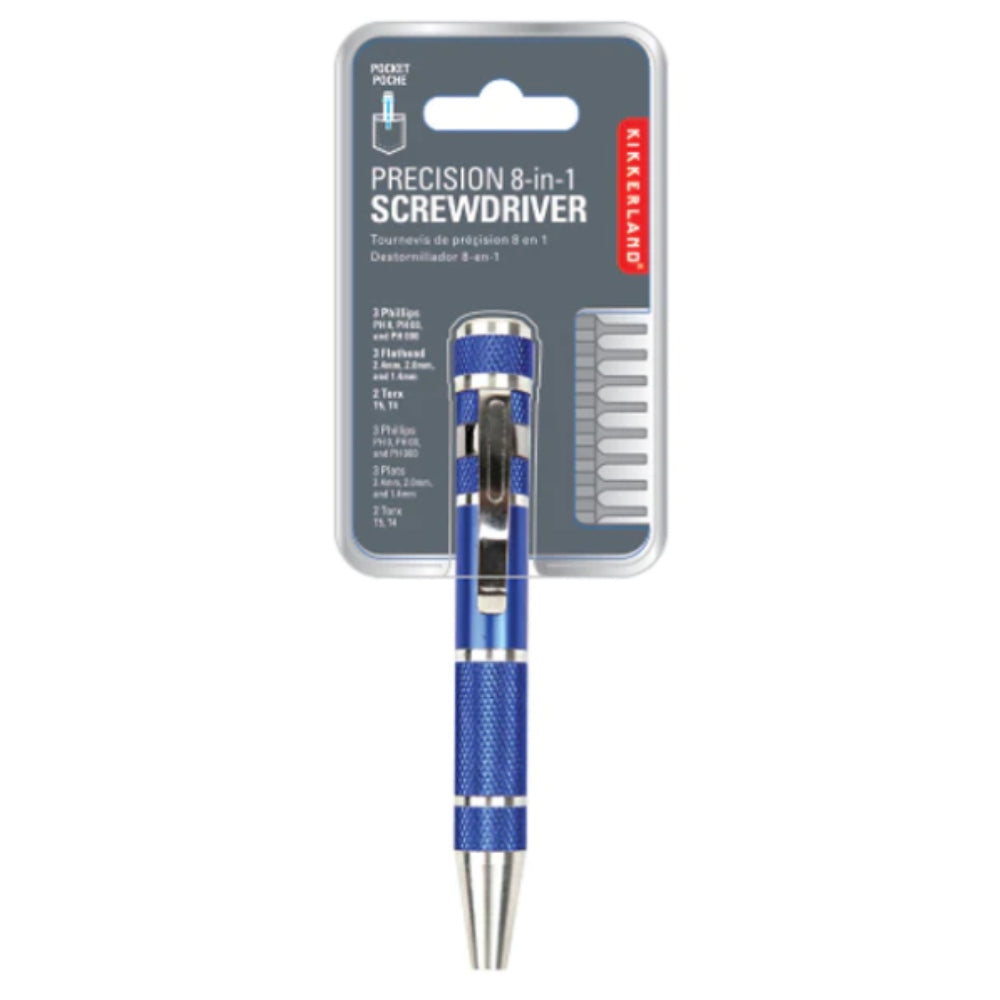 Kikkerland 8-in1 Precision Screwdriver