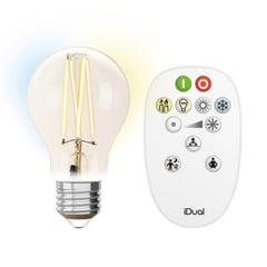 iDual Dimmable Bulb E27 A60 with Remote Control