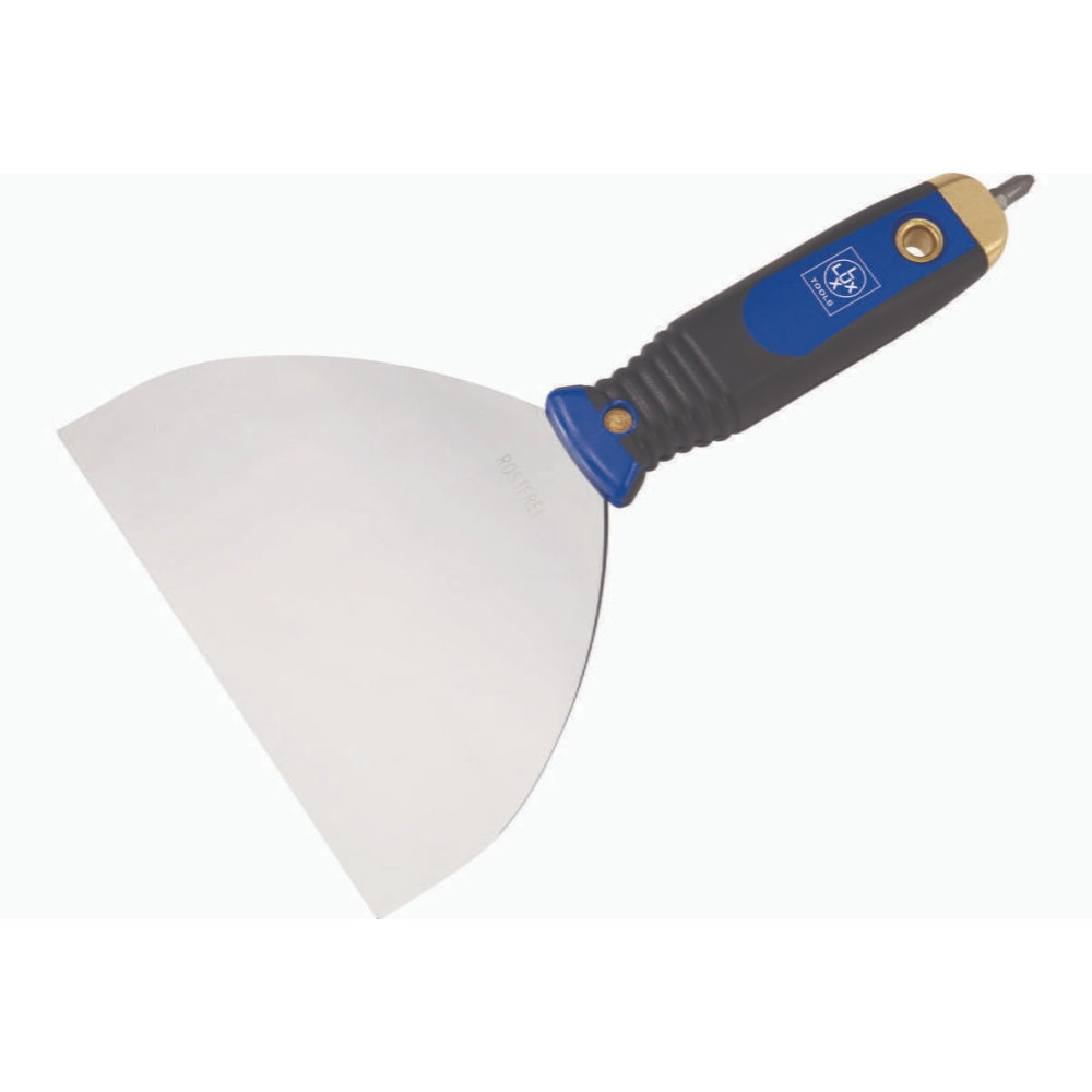 Lux Stainless Steel Putty Knife with Bit 15cm