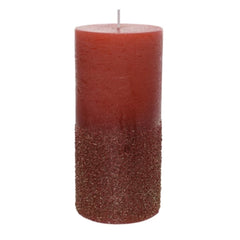 Decoris Wax Candle 15cm - Red