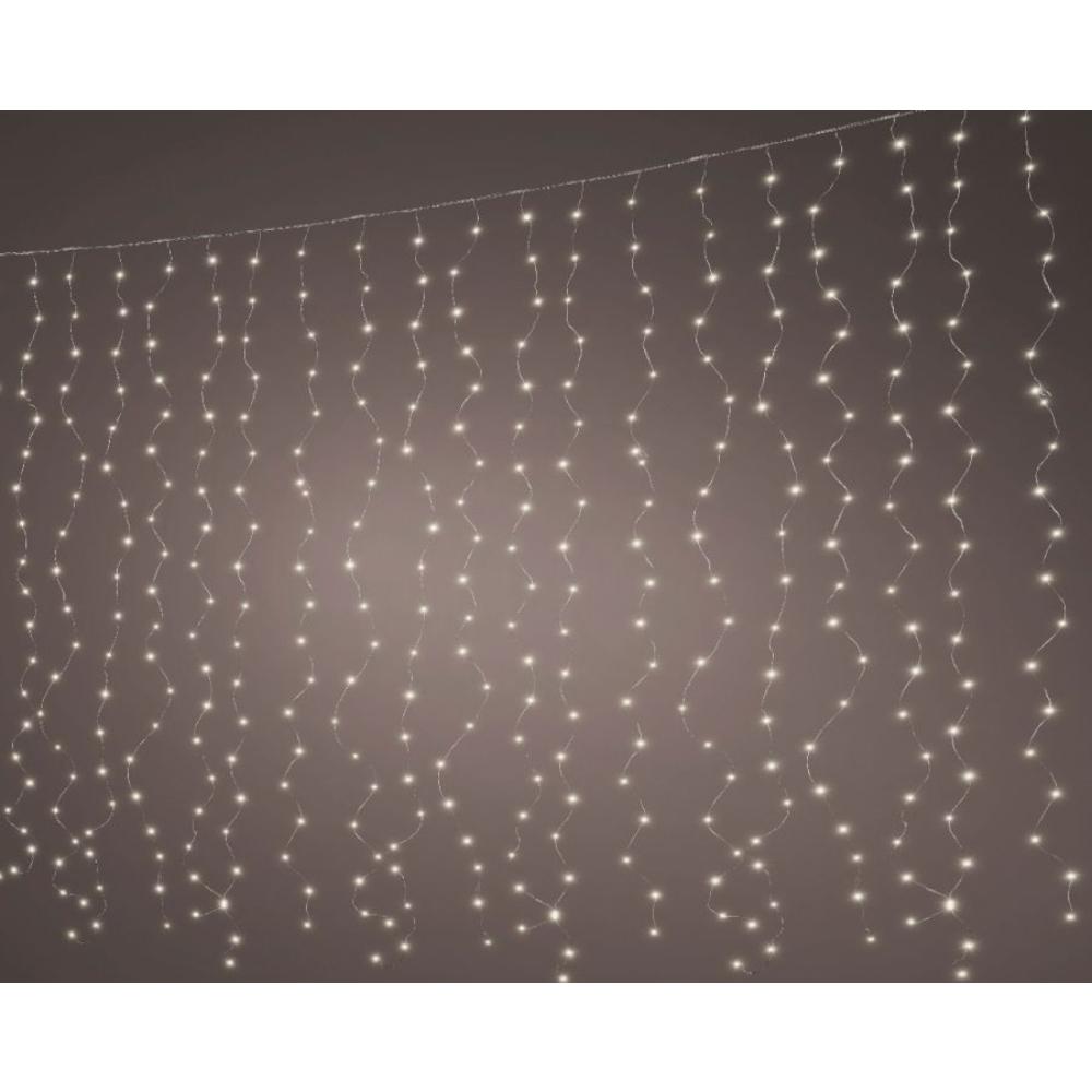 Lumineo 400 Micro-Led Curtain Lights 200 x 190cm - Warm White