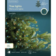 Lumineo 672 Micro-Led Tree Bunch Light 210cm - Multicolour