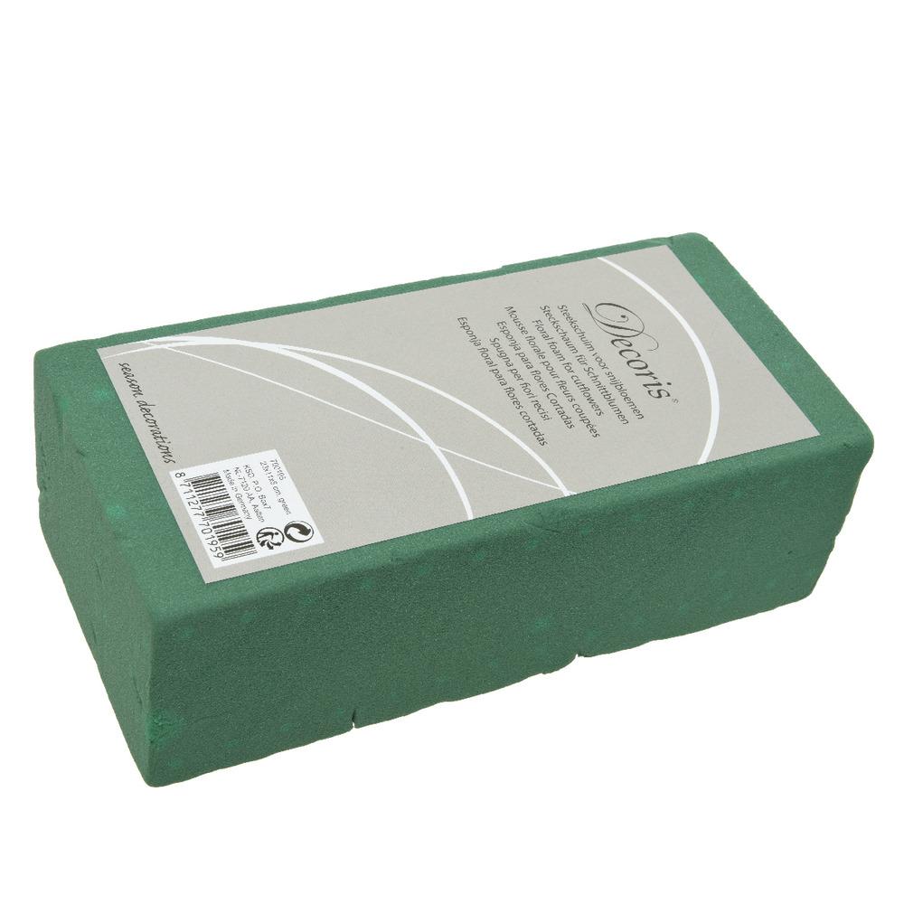 Decoris Floral Foam for Cut Flower 23 x 8cm - Green