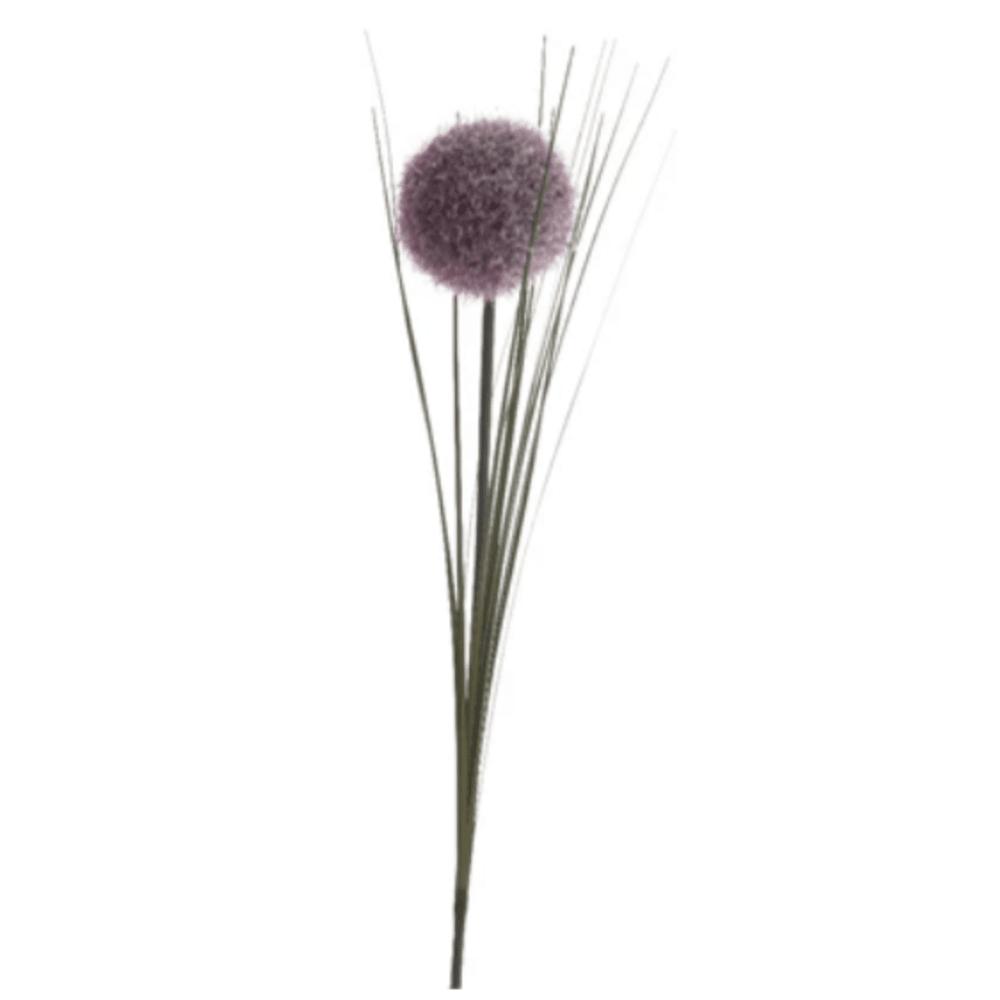 Decoris Plastic Allium on Stem 66cm - Lilac