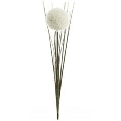 Decoris Plastic Allium on Stem 66cm - White