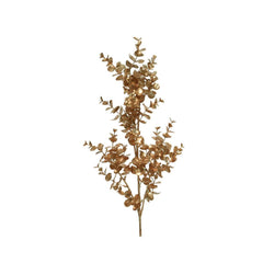 Everlands Metallic Eucalyptus Spray 72cm - Gold