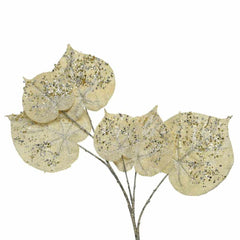 Everlands Polyester Leaf Branch 68cm - Champagne