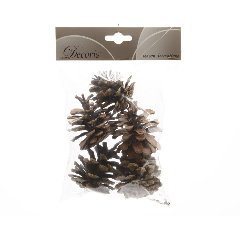 Decoris Decorative Pinecone Set of 5 Pieces 15 x 15cm