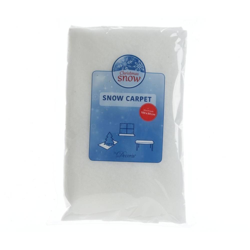 Decoris Polyester Snow Carpet 100cm