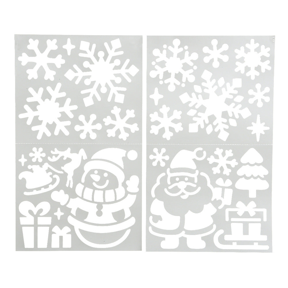 Decoris Window Stencils 47 x 24cm - 4 Assorted