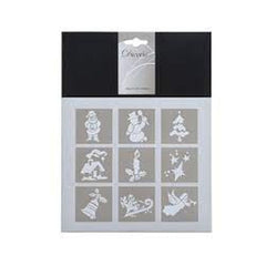 Decoris Window Stencils 18 x 25cm - 9 Assorted