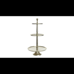 Decoris 3 Tier Aluminium Cake Stand 81cm