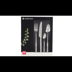 Ambition Como Cutlery Set of 24 Pieces - Silver