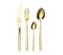 Ambition Como Cutlery Set of 24 Pieces - Gold