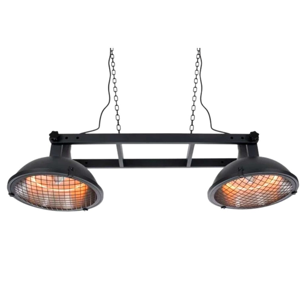 Sunred Indus Ii Bright Hanging Heater 3000W - Black