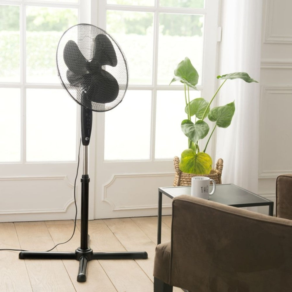 Equation Stand Fan 40cm 45W - Black