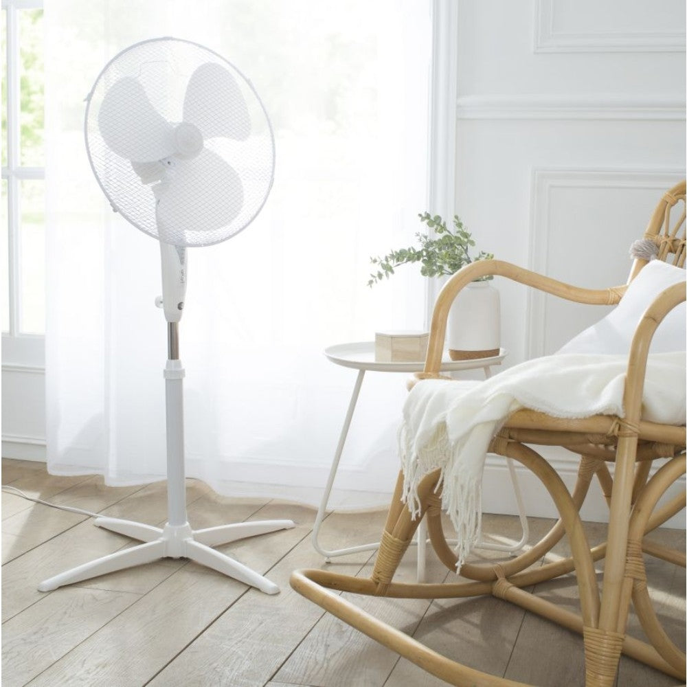 Equation Stand Fan 40cm 45W - White