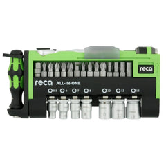 Reca All-In-One Bit Socket Set of 39 Pieces PH/PZ/TX/SL/HEX