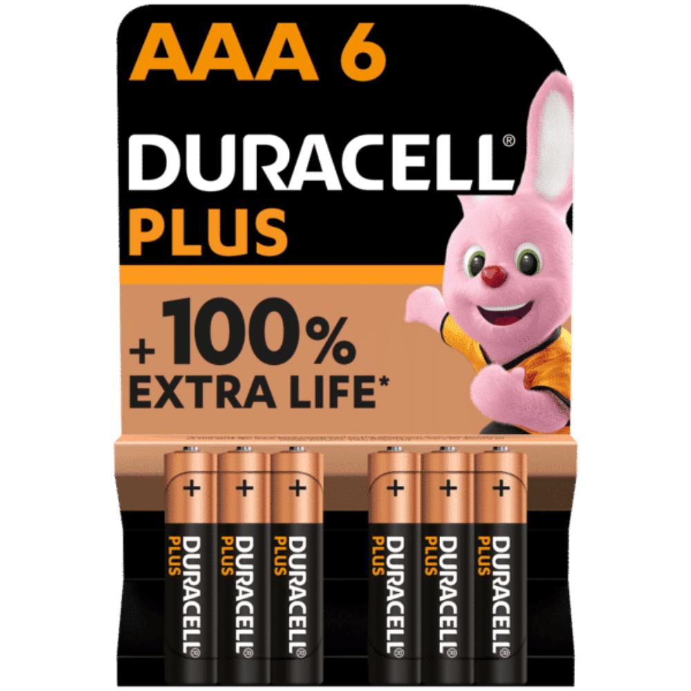 DURACELL PLUS AAA x6s (OFFER)