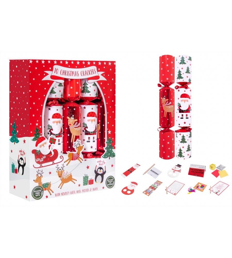 RWS Christmas Crackers Family Santa 10pcs H30cm