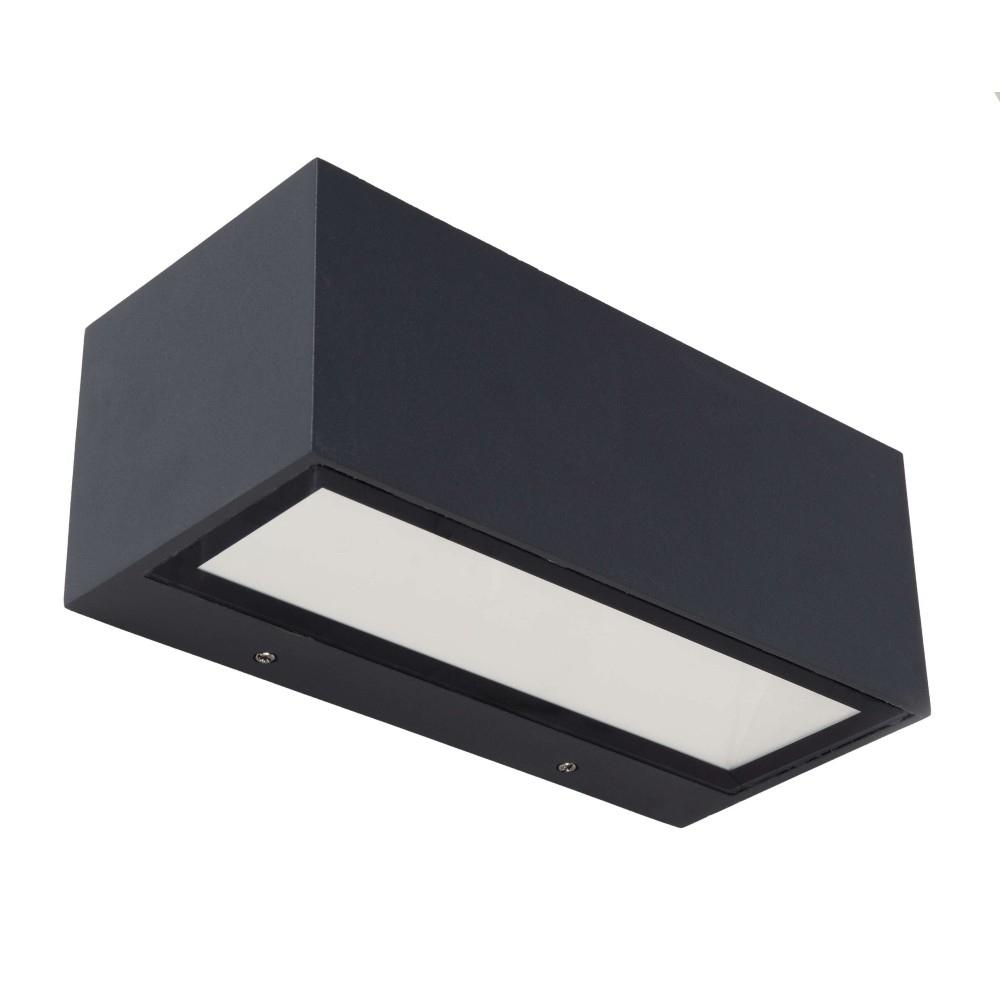 Lutec Gemini LED Up & Down Wall Light IP54 - 8.5X22X10cm