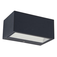 Lutec Gemini Wall Light 10.5W with Integrated Led 3000K - Dark Grey