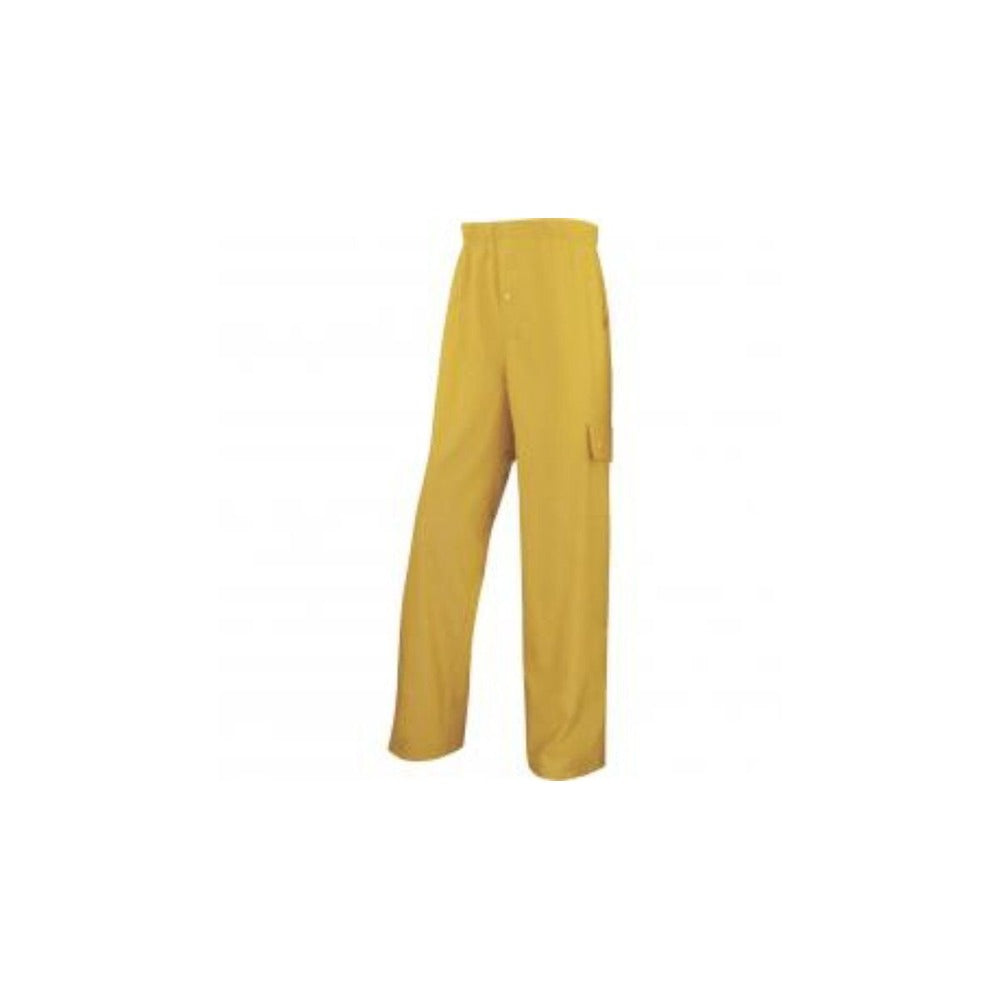 Delta Plus Mixed Polyurethane-Coated Polyester Support Rain Trousers Yellow XL