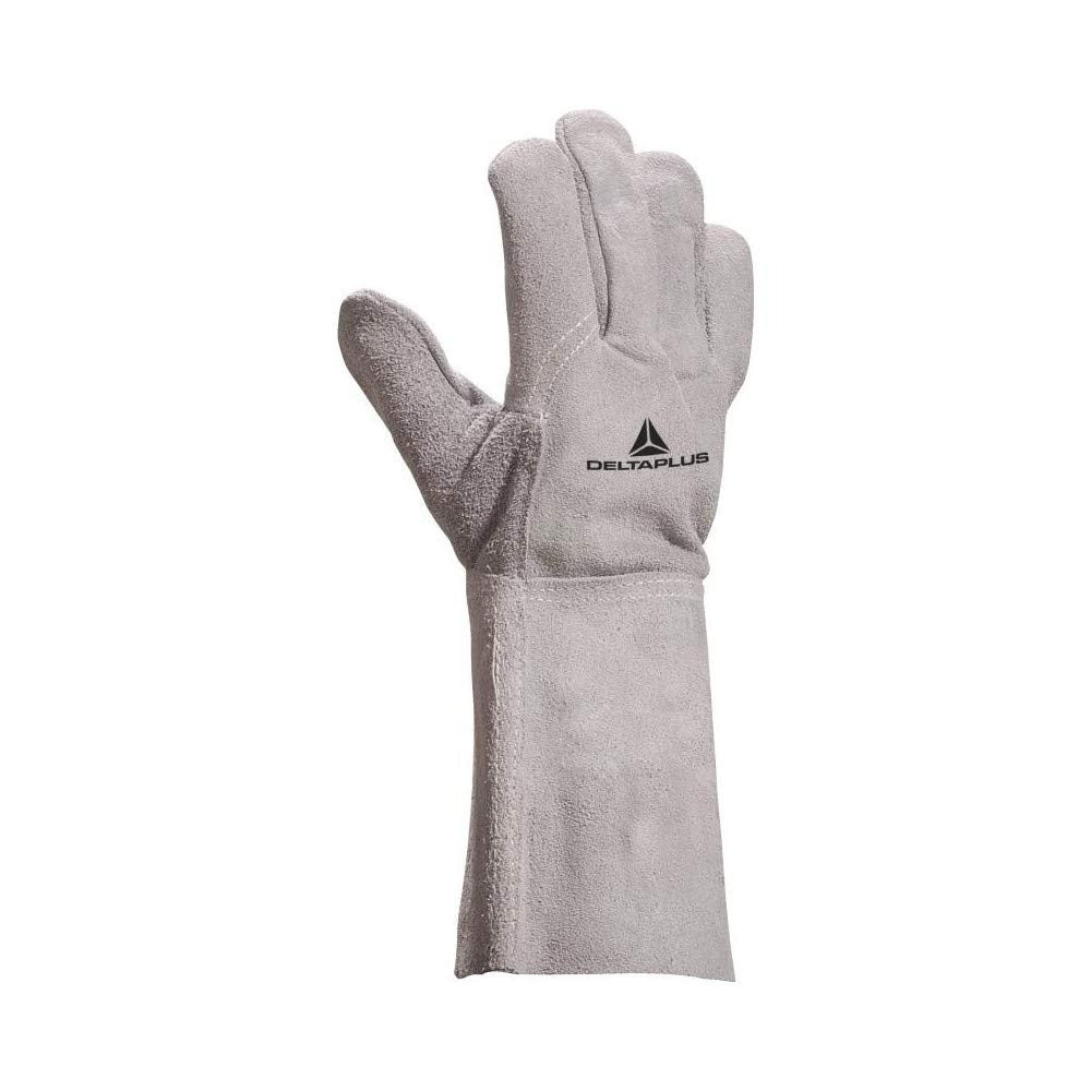 Delta Plus Split Cowhide Welder's Glove Size 10 - Grey